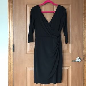 Black House White Market 3/4 sleeve v-neck dress